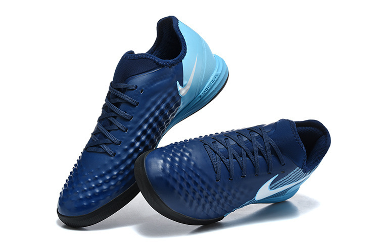 Nike Ghost II Indoor Flat Soccer Shoes with MD Sole and Long-Wave Sole