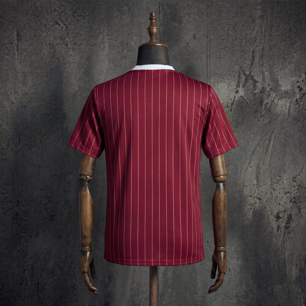 Ajax Amsterdam x Adidas Originals Retro Icon Jersey Maroon Pinstripe Football Shirt S-XXL