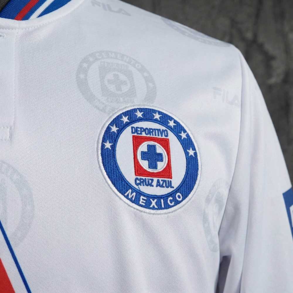 Retro Cruz Azul Away 1998 Long-Sleeve Jersey S-XXL
