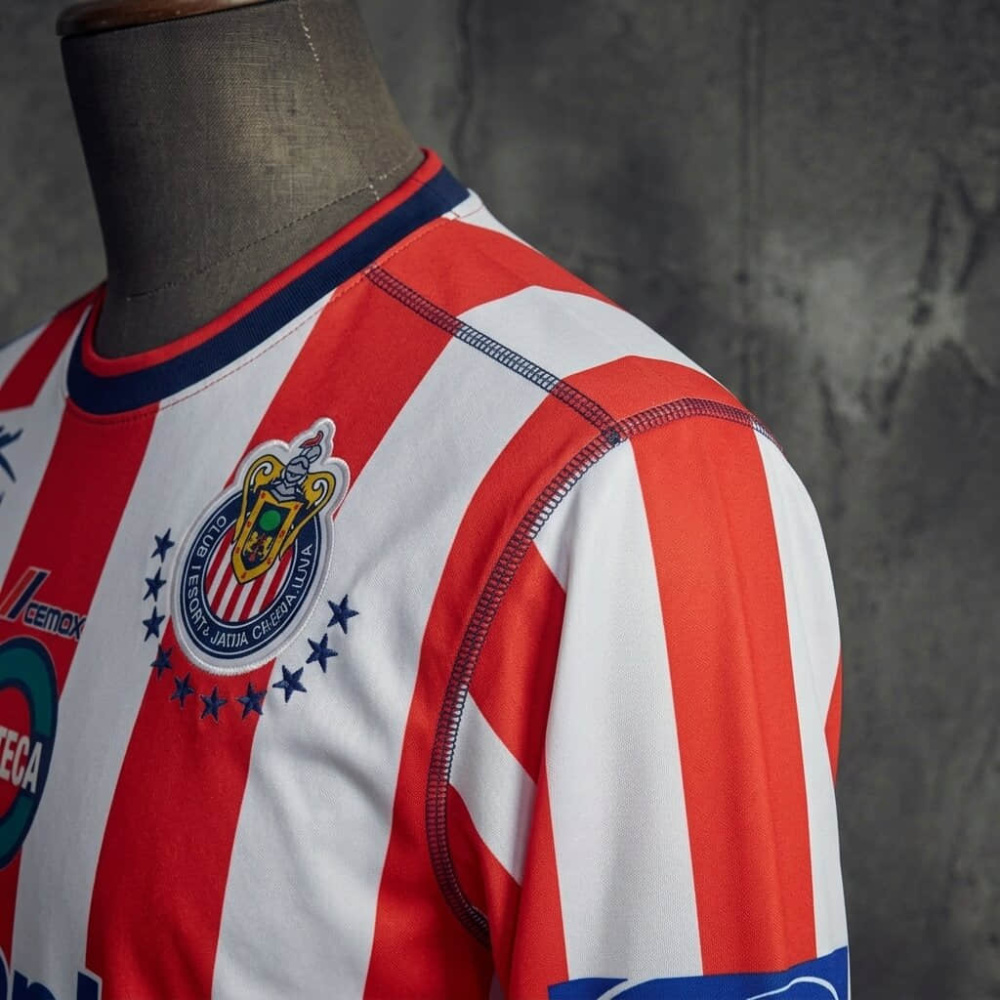 Retro Chivas de Guadalajara Home 02/03 Long-sleeved Jersey