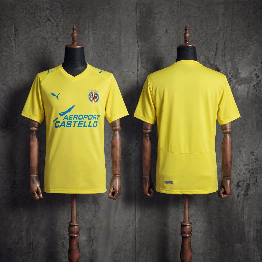 Retro Villarreal Home 08/09 Jersey S-XXL