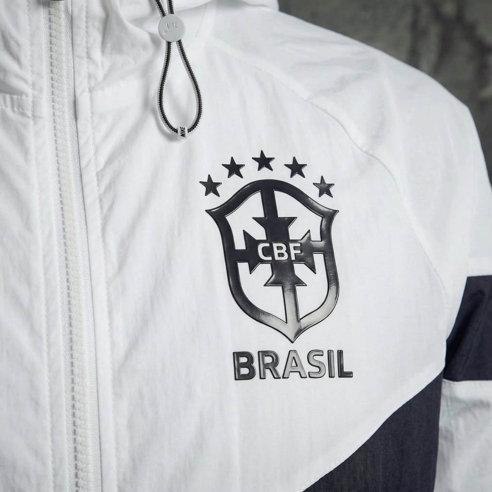 Windbreaker jacket Brazil 2026/2027 white jersey