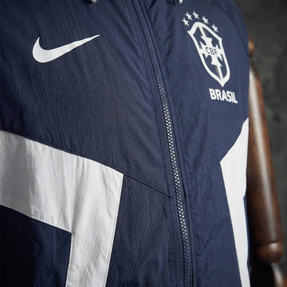 Windbreaker jacket Brazil 2026/2027 royal blue jersey