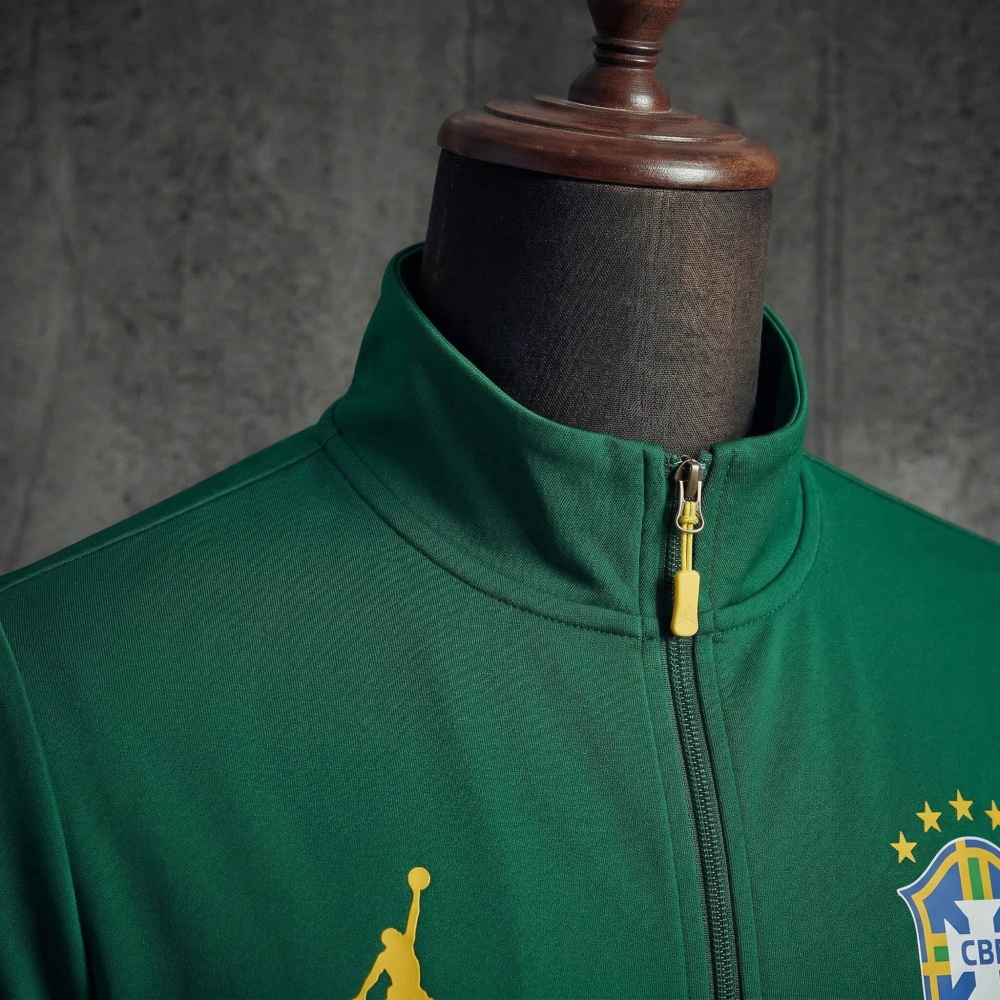 Windbreaker jacket Brazil 2026/2027 green jersey