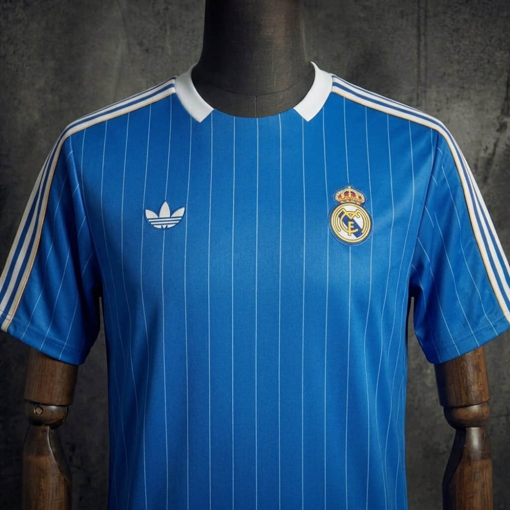 Real Madrid Terrace Icons 2026 T-Shirt Blue
