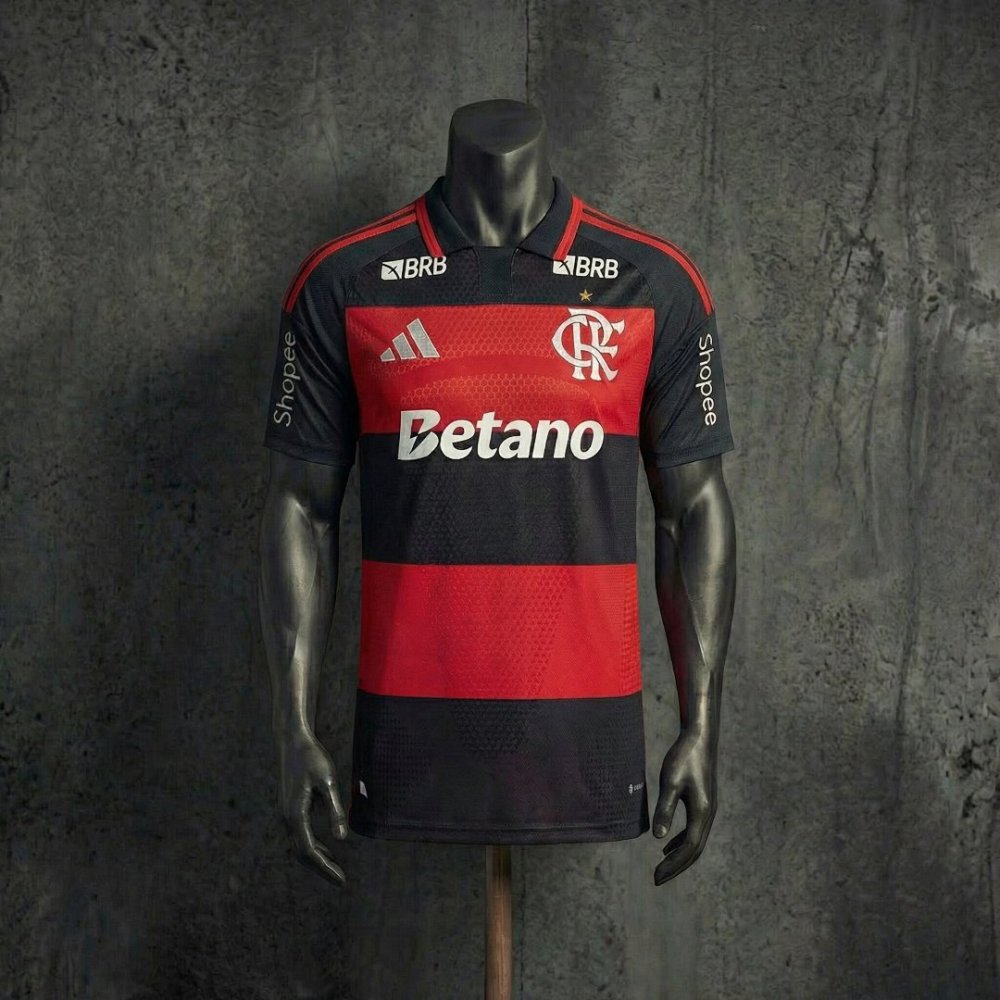 Player Flamengo Home Stadium 2026/2027 All Sponsors Jersey