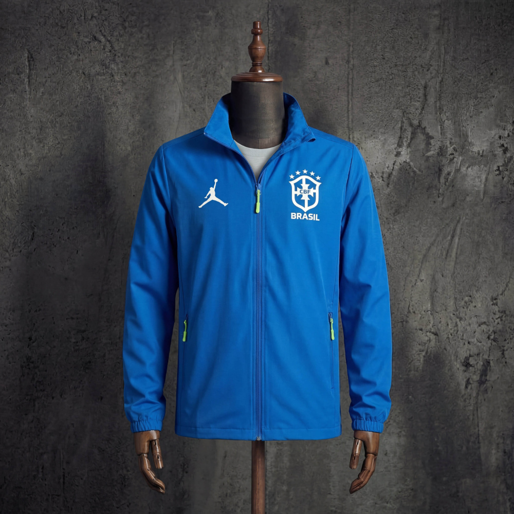 Windbreaker jacket Brazil 2026/2027 blue jersey