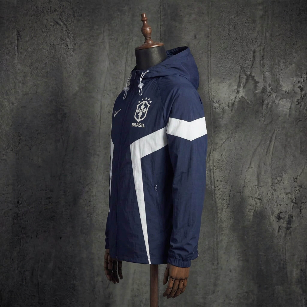 Windbreaker jacket Brazil 2026/2027 royal blue jersey