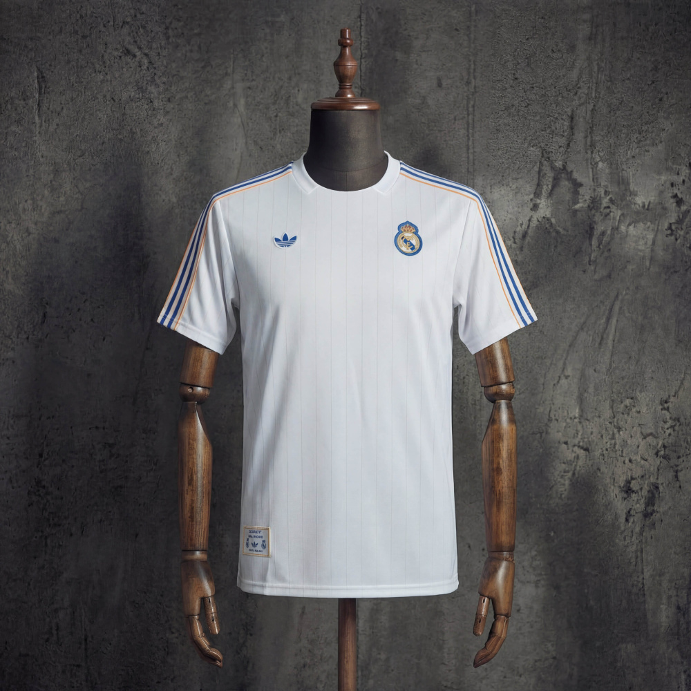 Real Madrid Terrace Icons 2026 T-Shirt White Gold