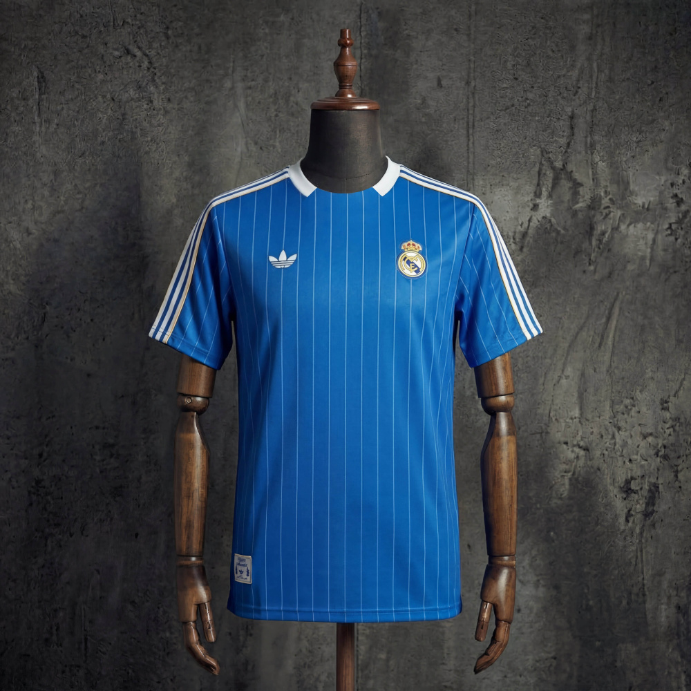 Real Madrid Terrace Icons 2026 T-Shirt Blue