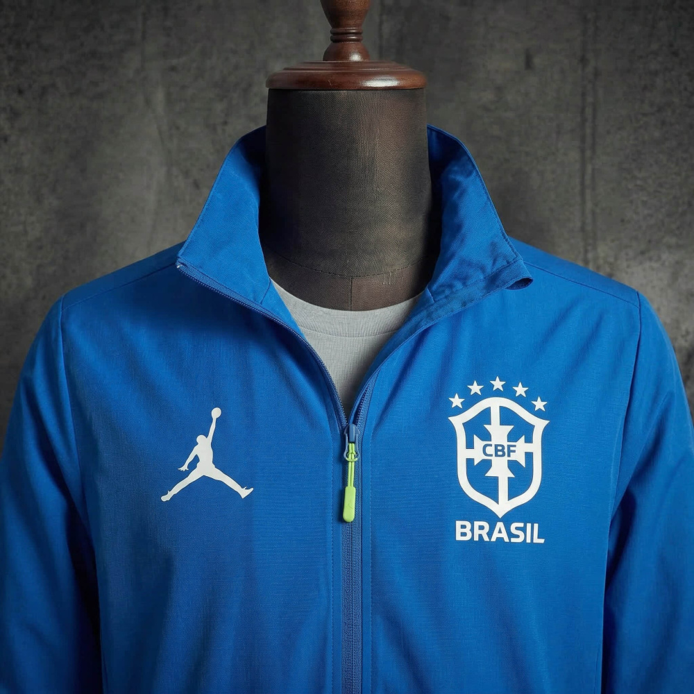 Windbreaker jacket Brazil 2026/2027 blue jersey