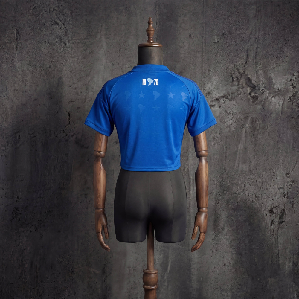 Women Cruzeiro Home 2026/2027 Crop Top Style