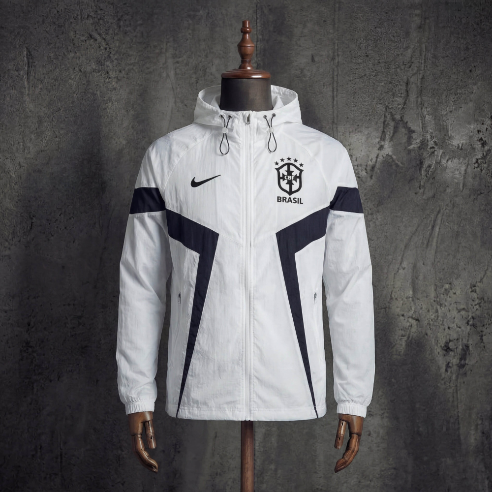 Windbreaker jacket Brazil 2026/2027 white jersey