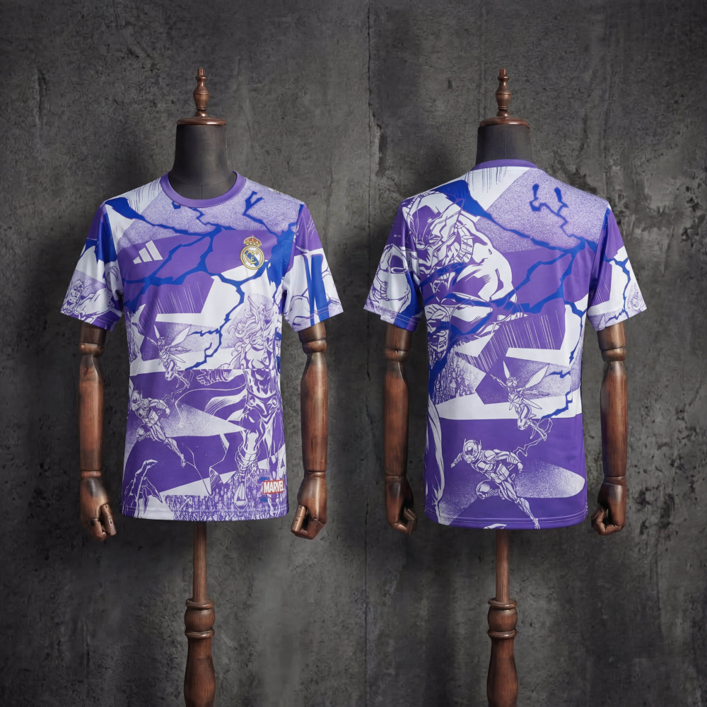Real Madrid Avengers - Pre-Match (Purple) 2025/2026 Jersey