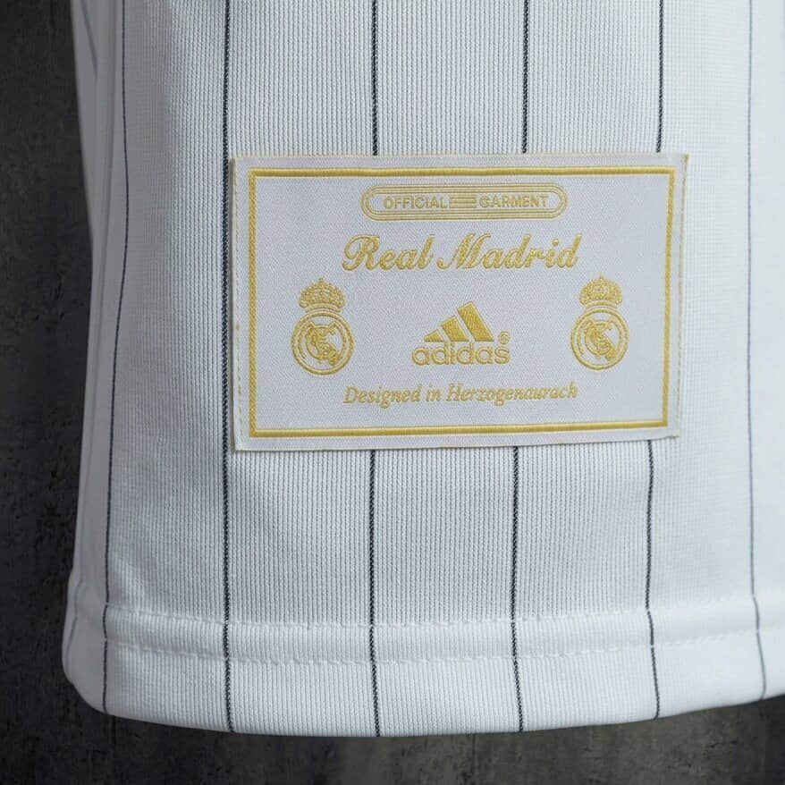 Real Madrid Terrace Icons T-Shirt White Gold