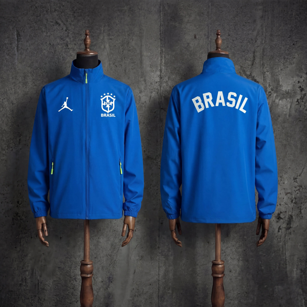 Windbreaker jacket Brazil 2026/2027 blue jersey