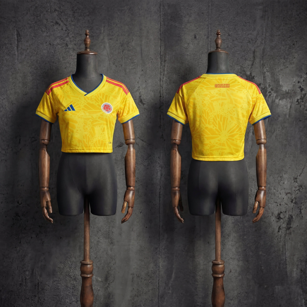 women Colombia Home 2026 World Cup New Season Football Jersey