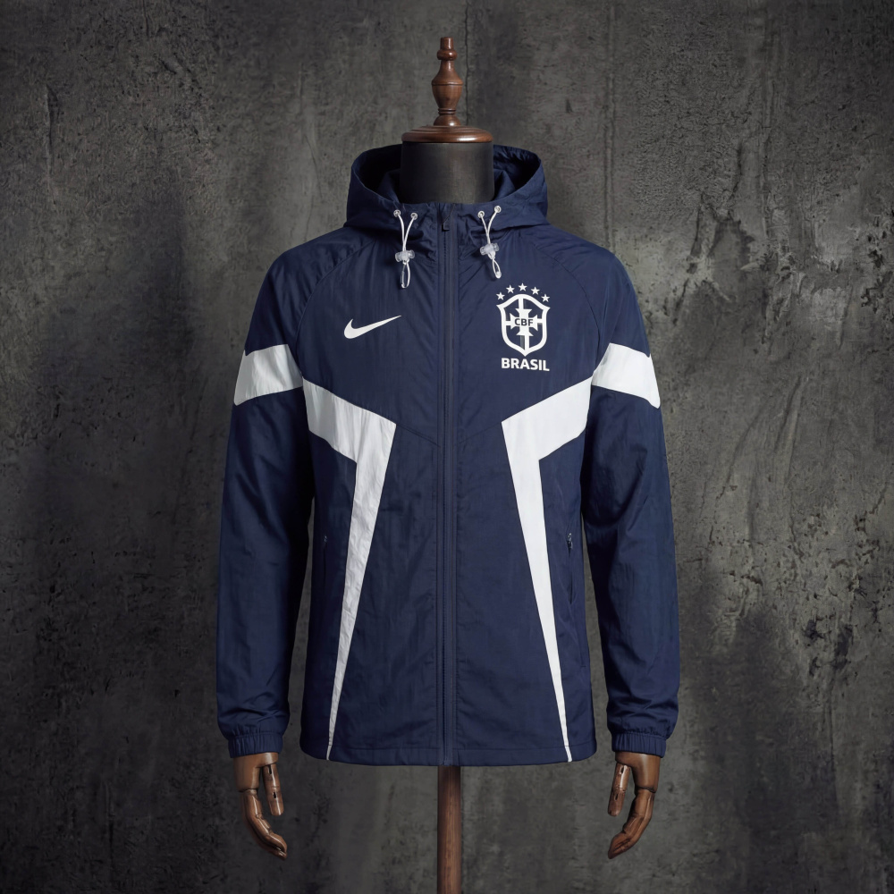 Windbreaker jacket Brazil 2026/2027 royal blue jersey