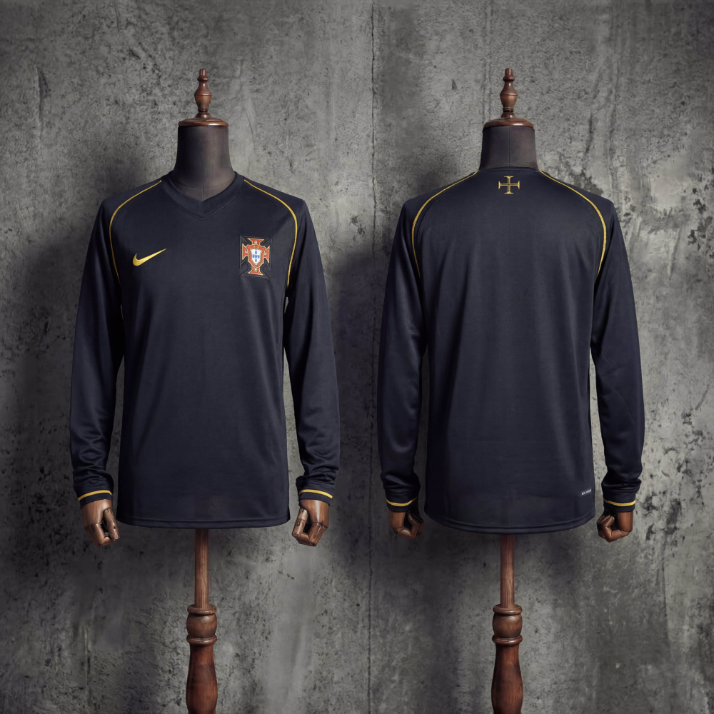 Retro Portugal Away 2006 Long-Sleeve Jersey