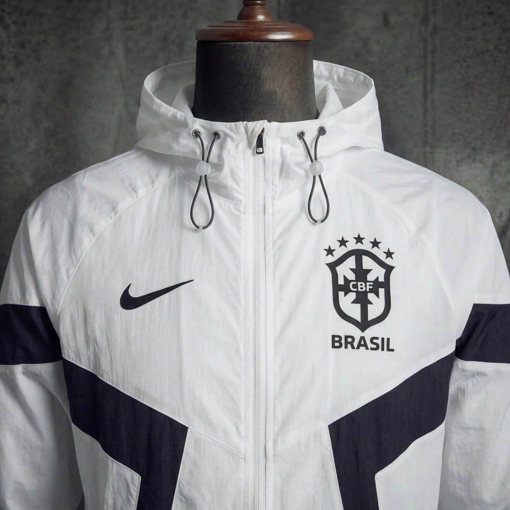 Windbreaker jacket Brazil 2026/2027 white jersey