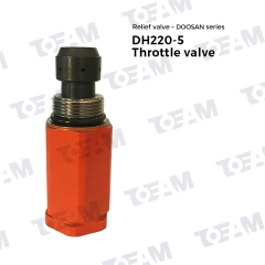 DH220-5 Excavator Spare Part Throttle Relief valve For Doosan DH220-5 Excavator,Jiangsu Taiming Hydraulic Technology Co., Ltd.  ,DH220-5 Excavator Spare Part Throttle Relief valve For Doosan DH220-5 Excavator