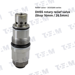 DH55 Excavator Rotary/Swing Relief valve For Doosan DH55 Excavator,Jiangsu Taiming Hydraulic Technology Co., Ltd.  ,DH55 Excavator Rotary/Swing Relief valve For Doosan DH55 Excavator
