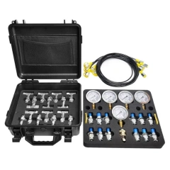Hydraulic Pressure Test Kit (10/100/250/400/600bar) Max 10000psi / 60mpa 13Test Couplings 14 Tee Connectors 5 Test Hoses Sturdy,Jiangsu Taiming Hydraulic Technology Co., Ltd.  ,Professional Hydraulic Test Kit 60MPa | 30+ Brand Compatibility | OEM Available