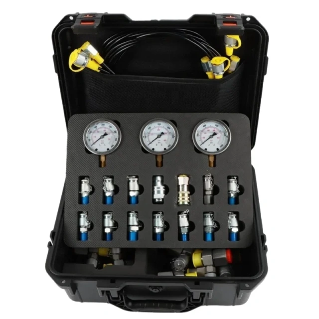 Hydraulic Pressure Test Kit (10/100/250/400/600bar) Max 10000psi / 60mpa 13Test Couplings 14 Tee Connectors 5 Test Hoses Sturdy,Jiangsu Taiming Hydraulic Technology Co., Ltd.  ,Professional Hydraulic Test Kit 60MPa | 30+ Brand Compatibility | OEM Available