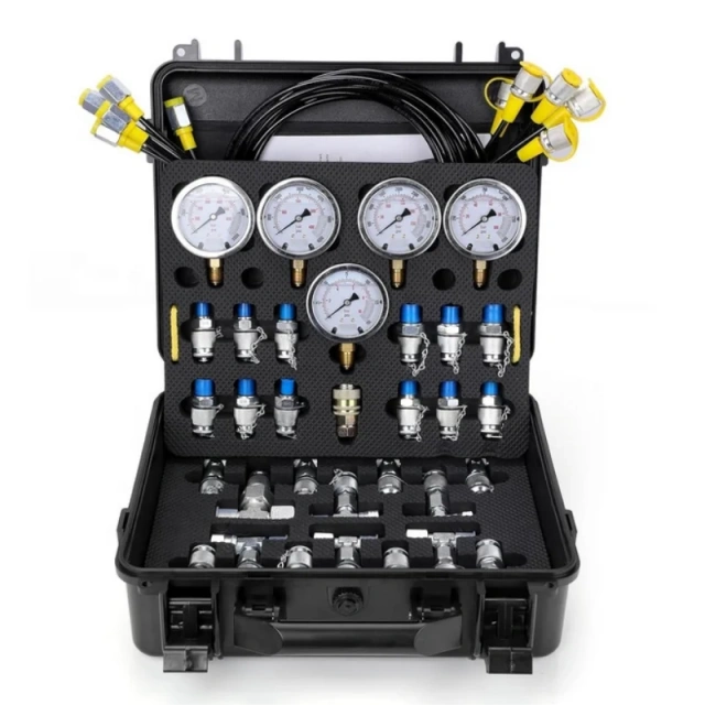 Hydraulic Pressure Test Kit (10/100/250/400/600bar) Max 10000psi / 60mpa 13Test Couplings 14 Tee Connectors 5 Test Hoses Sturdy,Jiangsu Taiming Hydraulic Technology Co., Ltd.  ,Professional Hydraulic Test Kit 60MPa | 30+ Brand Compatibility | OEM Available