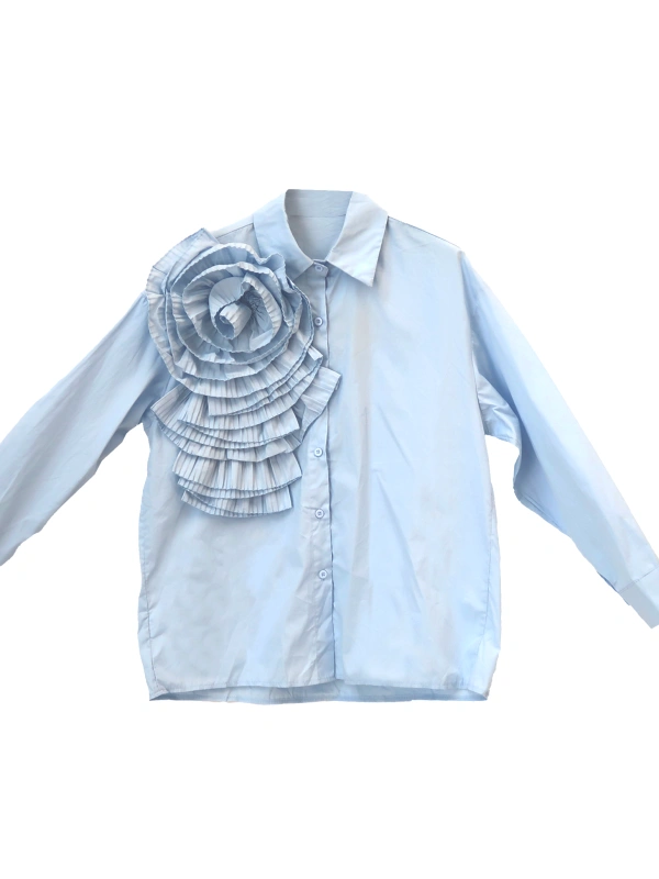 CAMICIA CON FIORE 2 PEZZI