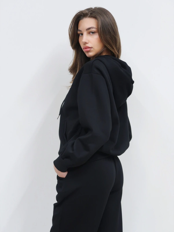 (3 pezzi) 2 pezzi completo felpa con cappuccio e pantalone, stile casual.