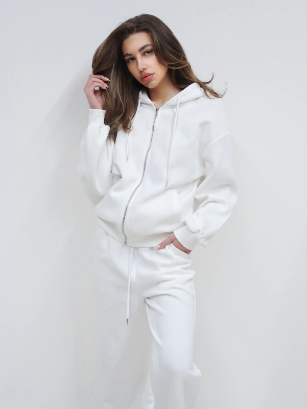 (3 pezzi) 2 pezzi completo felpa con cappuccio e pantalone, stile casual.
