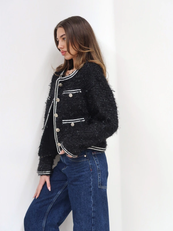 (3 pezzi) Giacca elegante da donna a maniche lunghe.