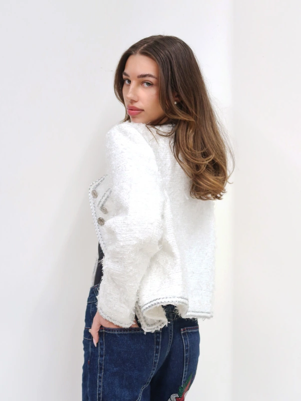 (3 pezzi) Giacca elegante da donna a maniche lunghe.