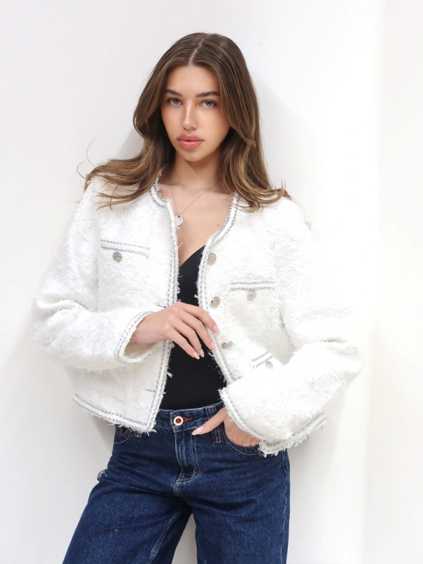 (3 pezzi) Giacca elegante da donna a maniche lunghe.