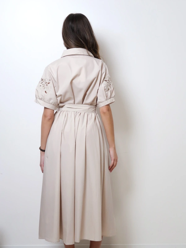 (2 pezzi) Abito lungo casual da donna estivo a maniche corte, maglietta lunga con vita regolabile da cintura.