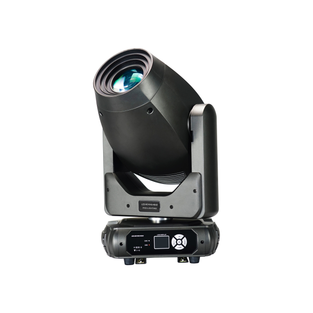 GK Lighting GK-S280LP Stage 280W LED Spotlight Moving Head  Light DJ Light  4 in 1 with 3 rings pixel strip backlight Moving Head Spot Light Effect