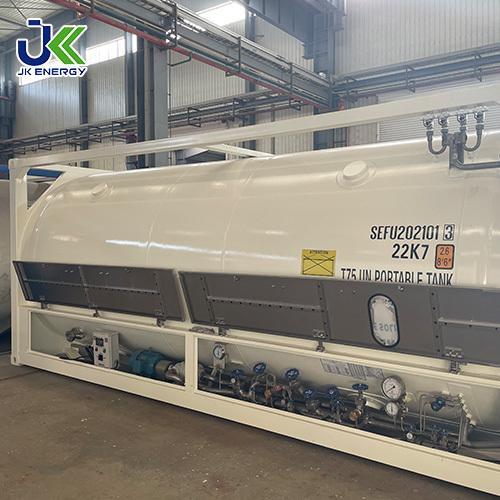 Contenitore criogenico T75 da 20 piedi per LN2/LO2/LAr ASME Standard