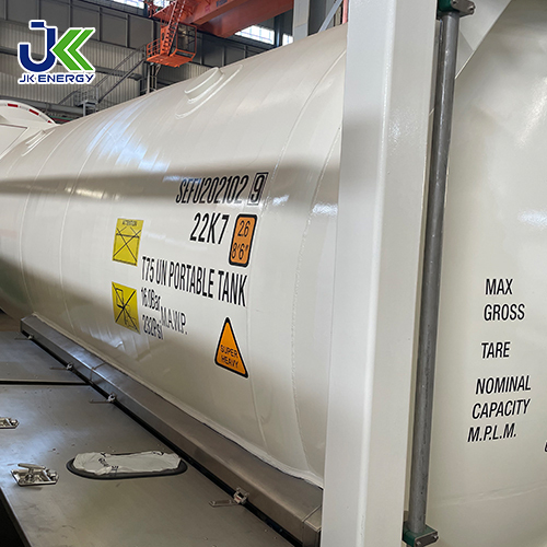 Contenitore criogenico T75 da 20 piedi per LN2/LO2/LAr ASME Standard
