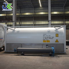 Conteneur-citerne cryogénique T75 de 20 pieds pour LN2/LO2/LAr/LCO2/LN2O/LNG/LC2H4 norme ASME 2,2 MPa