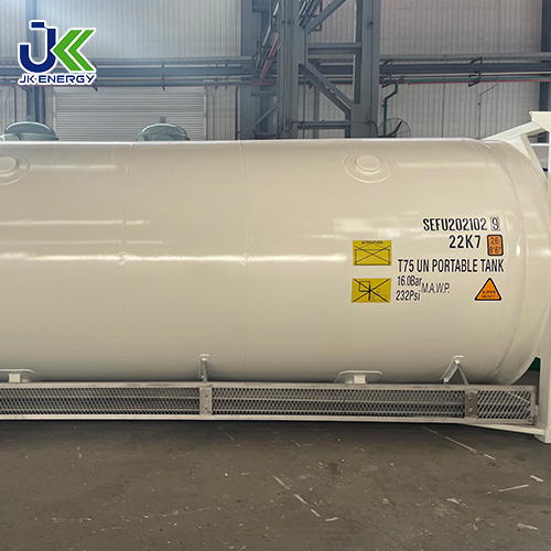 Contenitore criogenico T75 da 20 piedi per LN2/LO2/LAr ASME Standard