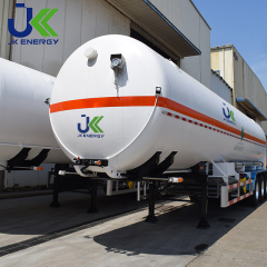 Semi-remorque de transport d'oxygène liquide cryogénique de 28 m3 Citernes cryogéniques