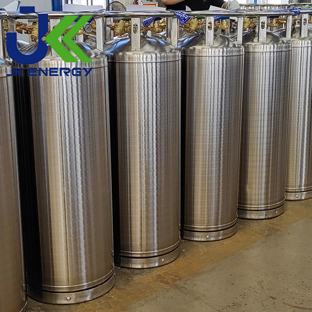 175L Dewar Bottle Liquid Nitrogen Oxygen LNG Cryogenic Cylinder Vertical Insulated Dewar Tank