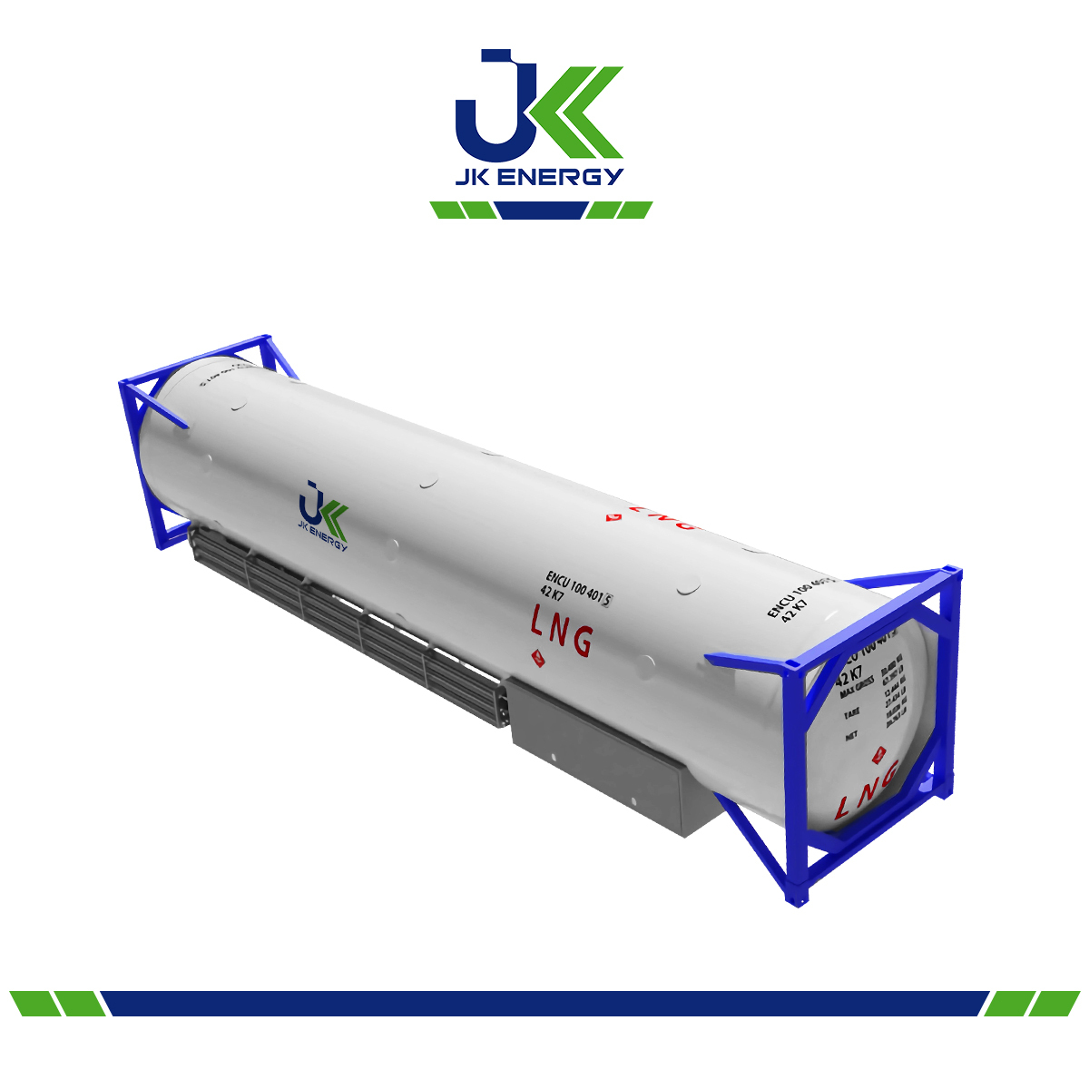40ft LNG ISO Tank Container T75 Kriogeniczny kontener transportowy Cena fabryczna