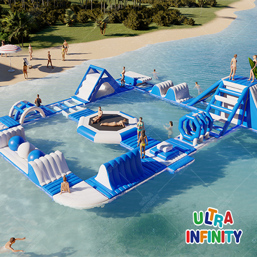 Inflatable Lake Water Park Floating Amusement Business Vacation Project | Ultra Infinity