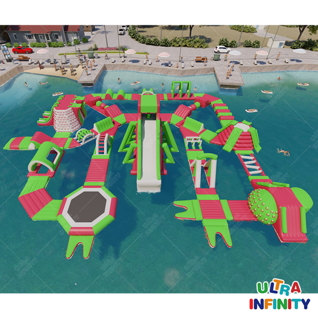 OEM Factory Adult Inflatable Floating Park on Lake with Customized Design