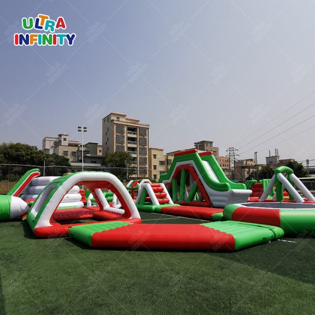OEM Factory Adult Inflatable Floating Park on Lake with Customized Design