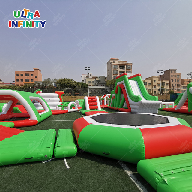 OEM Factory Adult Inflatable Floating Park on Lake with Customized Design