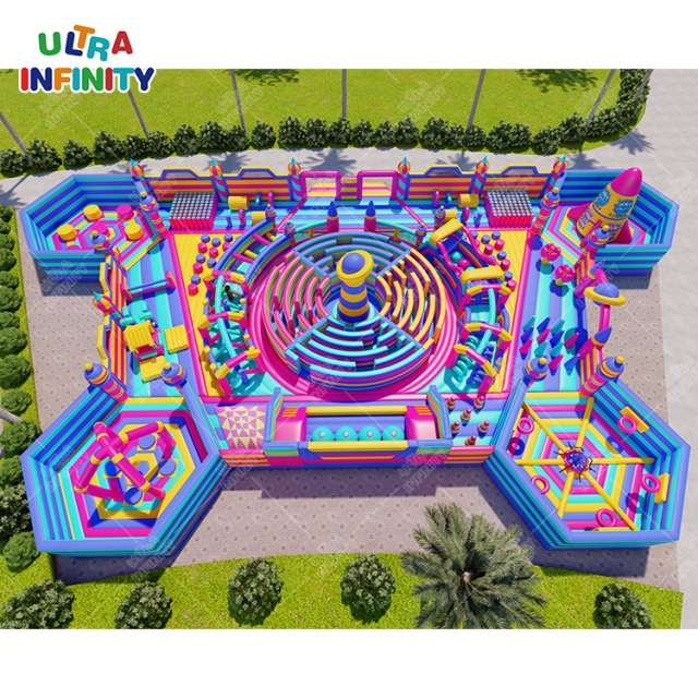 Customized Inflatable Theme Park Playground Games Indoor & Outdoor Fun Park