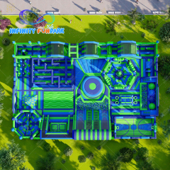 Unleash the Fun: Experience Our Custom Inflatable Theme Park, Inside and Out